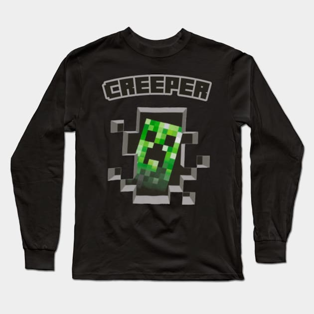 CREEPER Long Sleeve T-Shirt by Ajiw